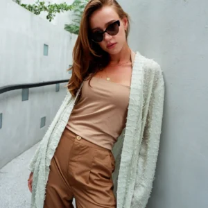Luna Textured Oversized Shirt